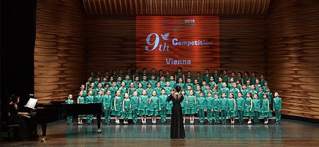 77779193永利学校爱悦合唱团参加第九届世界和平合唱节